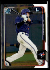 2015 Bowman Draft Chrome #156 JC Cardenas Blue Jays 1st Bowman Prospect RC