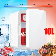Mini Fridge 10L Portable Table Top Electric Small Cooler Warmer Ice Box Car Home