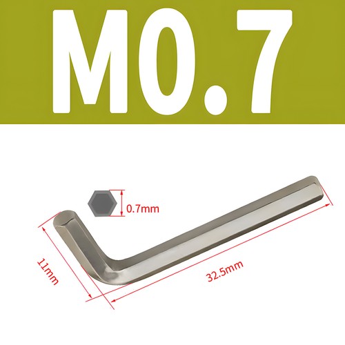 Sechskant Stift Schlüssel für Innensechskant -Schrauben wahlw. 0,7 mm bis 17 mm - Imagen 5 de 20