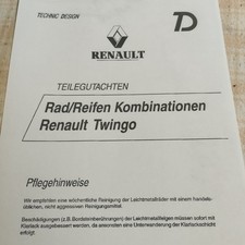 Renault Twingo c06  Gutachten Intra T Line  Alufelgen 13 Zoll, 14 Zoll .