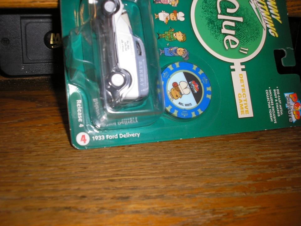 Johnny Lightning #4 Clue Detective Game Mrs. Smith 1933 Ford Delivery Free SHIP - Image 2 of 3