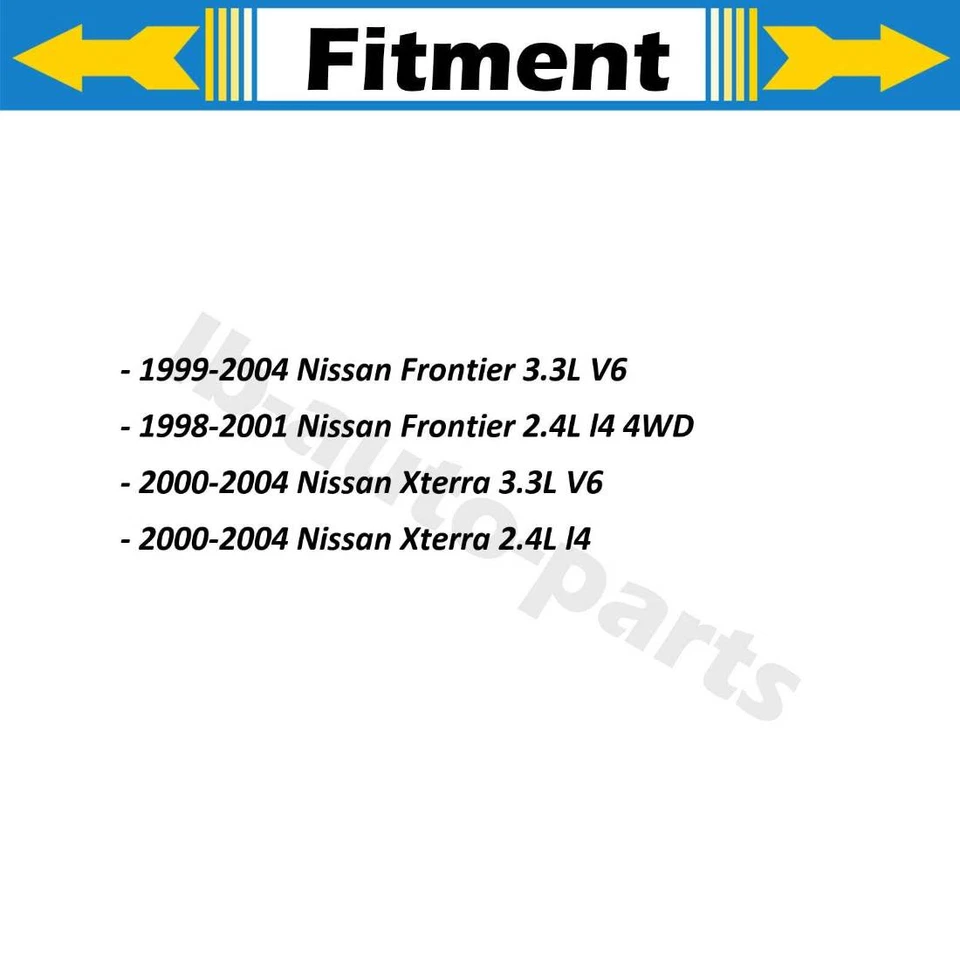 2X Manguera de línea de freno delantero Sunsong para Nissan Frontier 1998 1999 2000 2001 Foto 2 de 4