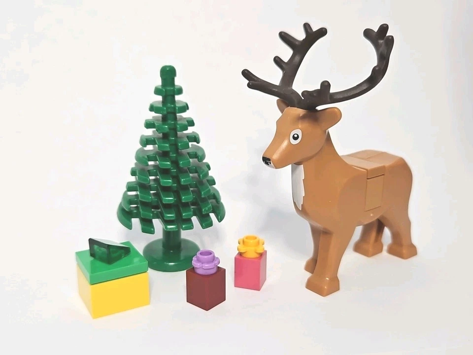 Lego Lote de Minifiguras de Vacaciones Papá Noel Árbol de Navidad Elfo Reno Regalos Foto 2 de 4