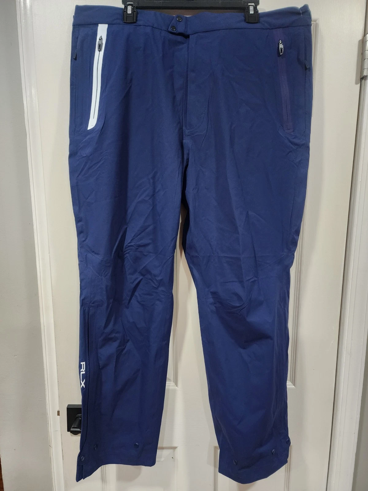 RLX RALPH LAUREN GOLF WATERPROOF PANTS MENS NAVY BLUE SIZE 2XLARGE
Opens in a new window or tab