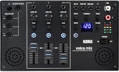 Korg Volca Mix 4-channel Analog Performance Mixer (3-pack) Bundle