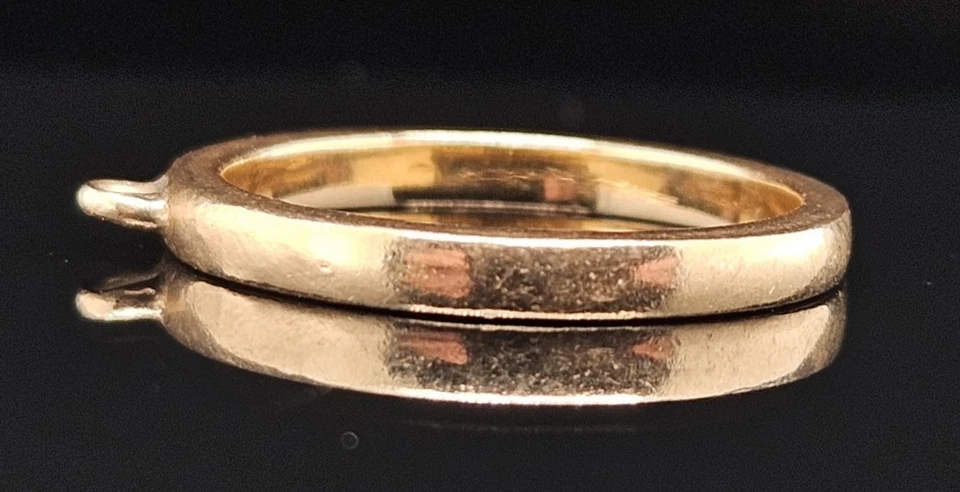 ANILLO COLGANTE JAMES AVERY Oro Amarillo 14K Banda Talla 5 Foto 4 de 4