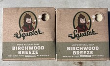 2 Pack Dr.squatch Men s Natural Soap Birchwood Breeze.