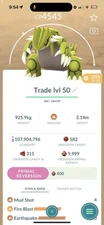 Pokémon Go Trade Shiny Groudon Level 50 & 3 Moves - 1 mill dust trade