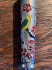 Vintage Seoul Korea (5) Appetizer/Cocktail Fork + (1) spoon Enamel Bird — photo 4