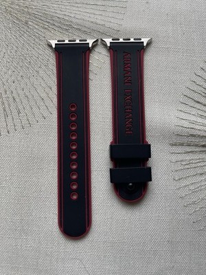 Armani Exchange Men Armani Exchange Strap Band for Apple Watch