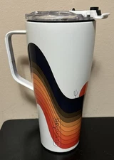 Brumate Retro Wave Toddy Tumbler 32 oz Stainless Steel Mug Rare Limited Edition