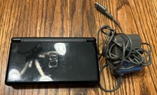 Nintendo DS Lite Console USG-001 with charger - Onyx Black Works