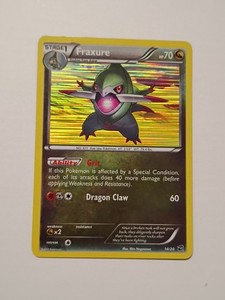 Pokemon Dragon Vault #14/20 Fraxure (14) Holo Rare