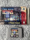 New Tetris - Nintendo 64 (N64) Box And Game, Clean Cart Rated E 4 Player Frenzy