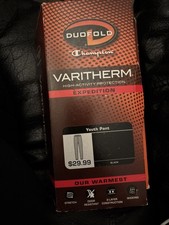 Champion Duofold Originals Varitherm Expedition Youth Pants Black SZ L Baselayer