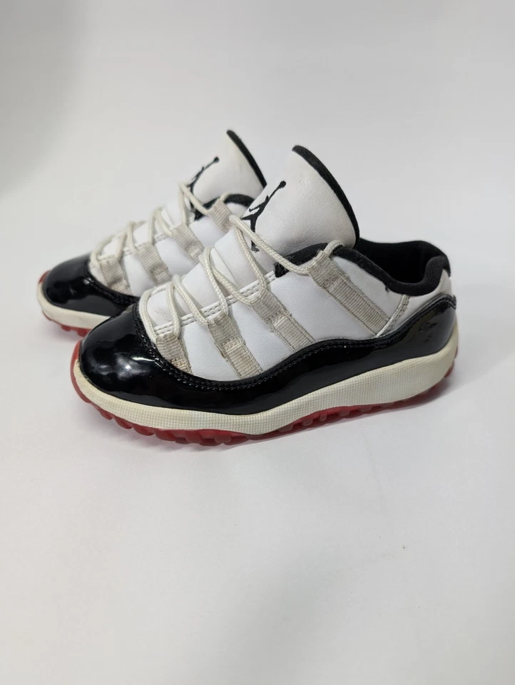 Nike Air Jordan 11 Retro Low Shoes Sneakers 505836-160 Toddler Baby Size 9C - Image 4 of 4
