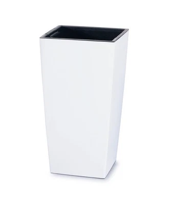 Pot de fleurs carré URBI - Blanc - PP-DURS325B - Photo 1/2