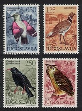 Yugoslavia Birds 4v 1972 CTO SG#1516-1521 Sc#1102-1107