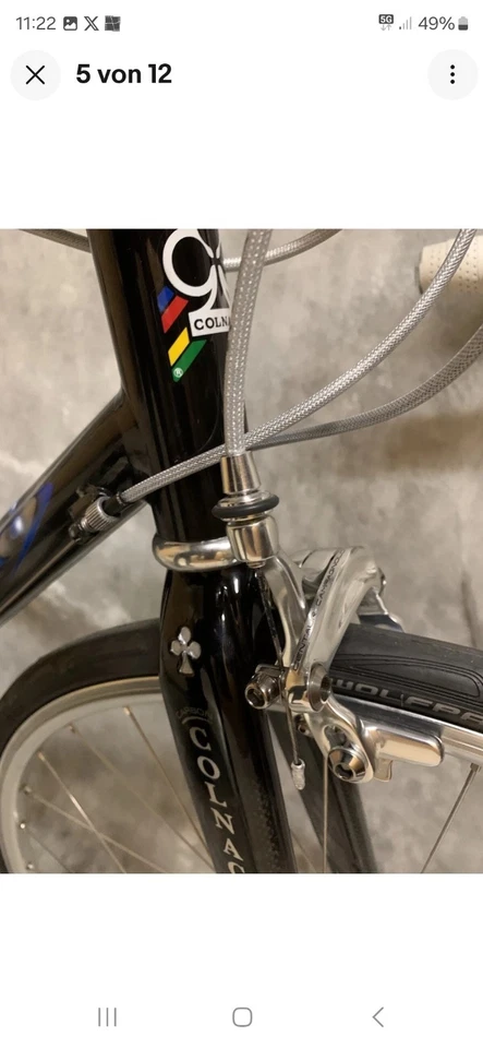 Colnago B - Stay Mix Carbon-Alu RH 56 Gruppe Campagnolo Chorus / Potenza - Bild 3 von 4