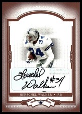 2004 Donruss Classics / Herschel Walker AUTO / AUTOGRAPH