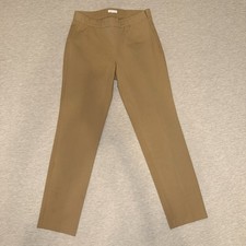 Jill Precision Stretch Pants Womens Size 6 Tan Khaki Slim Leg Casual Work