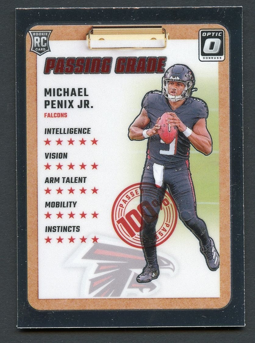 2024 Panini Donruss Optic - Passing Grade Michael Penix Jr. #5 (RC)