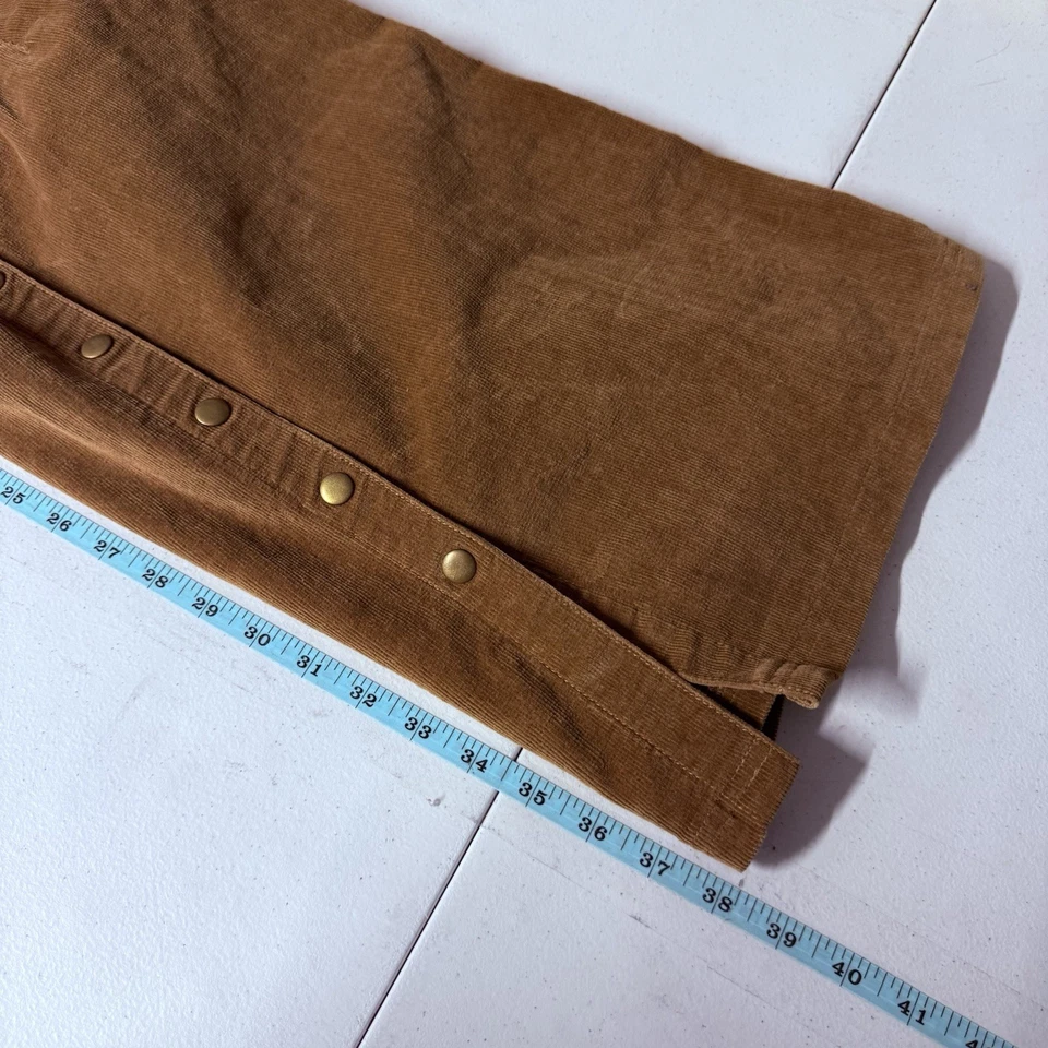 Vestido Vintage Años 90 Moda Intl Marrón Pana Bolsillos Abotonados Talla 6 Pradera Foto 3 de 4