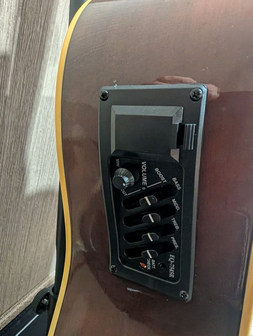 Yamaha FG-420A Preamplificatore modificato per chitarra elettrica acustica... foto 6