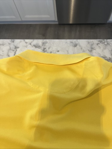 Men’s Bobby Jones X-H20 Large Golf Polo Yellow - Picture 9 of 9