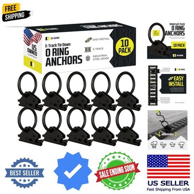 Heavy-Duty Steel O-Ring Pack of 10 4500Lbs Break Strength - E Track Accessori...