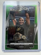 2026 Topps Chrome UFC Daniel Cormier Green Refractor /99