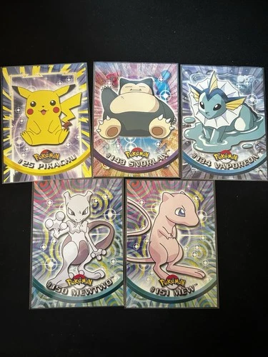Topps Non Holo/Foil Lot NM Pokemon Cards 1999-2000 Vintage Cards Pikachu Snorlax