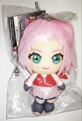NARUTO Sakura Haruno Nijigen no Mori Chibi Plüschpuppe Spielzeug Japan mit Et...
