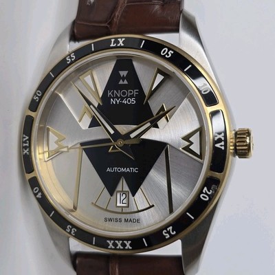 Knopf NY-405 Watch Men's Swiss Made Automatic Watch 41mm Two Tone