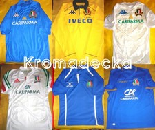 Lotto 6 maglie rugby nazionale Italia anni 2000 Kappa-Adidas-Macron-Gilbert