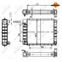 KüHler, MotorküHlung Nrf 53149 FüR Land Rover Discovery I