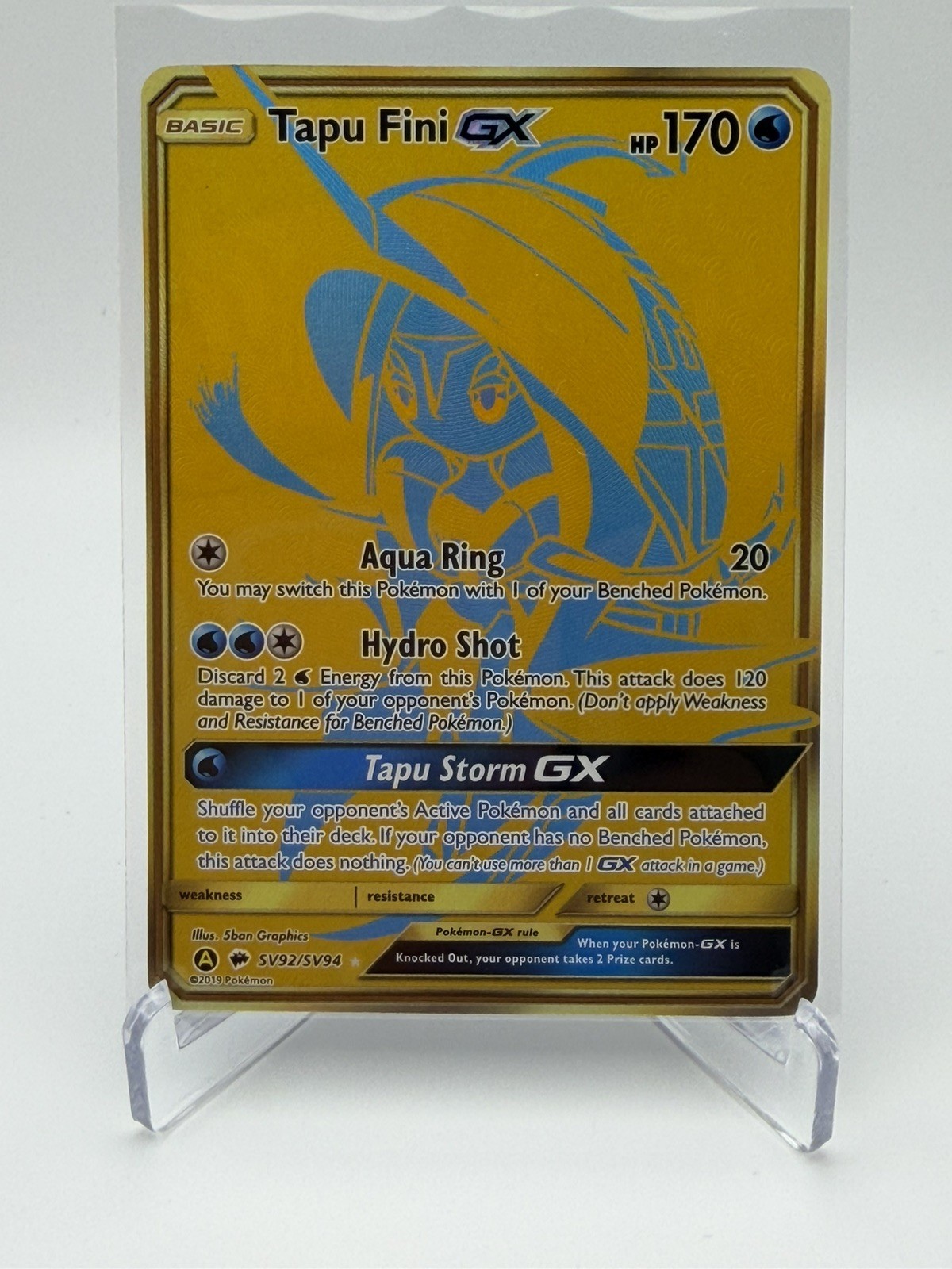 Tapu Fini GX SV92/SV94 Hidden Fates