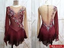 Figure Skating Dress Customized Competition ice skating dress Girls woman