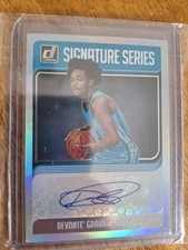 2018-19 Devonte’ Graham Auto Donruss Signature Series Autograph SG-DGR Hornets