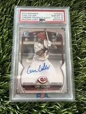 2024 Bowman Cam Collier 1st Chrome Auto #CPA-CC Cincinnati Reds PSA 10 Auto 10