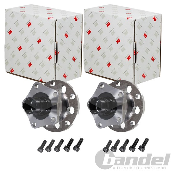 2X NK RADLAGER-SATZ Hinten Vorne Passend FÜR Audi A6 Skoda Superb VW Passat-image