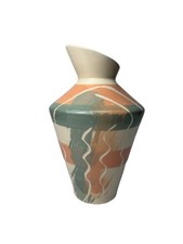 Vintage Southwestern Vase Ceramic Pitcher 9โ H Made in USA