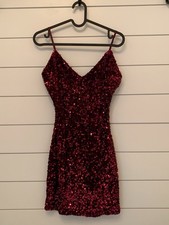 Windsor Spring Formal Prom Sequin Glitter Sparkle Dress - XS
