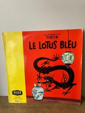 TINTIN LE LOTUS BLEU LP 33t disque 12 " 30 cm DECCA 153-792