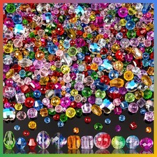 Colorful Rainbow Crystal Beads 636pcs Jewelry Making Crafts Suncatcher Diy