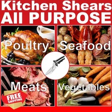 GAIFONGRE Heavy Duty Poultry Shears, Kitchen Scissors for Chicken, Fish, Meat