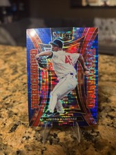 2025 Panini Select Turbocharged Pedro Martinez #12 Blue Prizm /35 Red Sox HOF