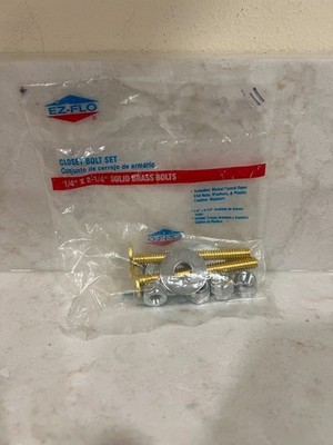 EZ-FLO 40021 Closet Bolt Hardware Solid Brass Bolt Tool