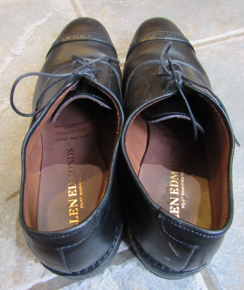 NIB Allen Edmonds Fifth Avenue Black Cap-Toe Oxford 8E Mens shoes Dainite Soles Fifth Avenue Cap-toe Oxford Dress Shoe with Dainite Sole  main image 3