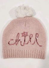 Toby Chill Girl Winter Pink Hat Size 7-14 Years